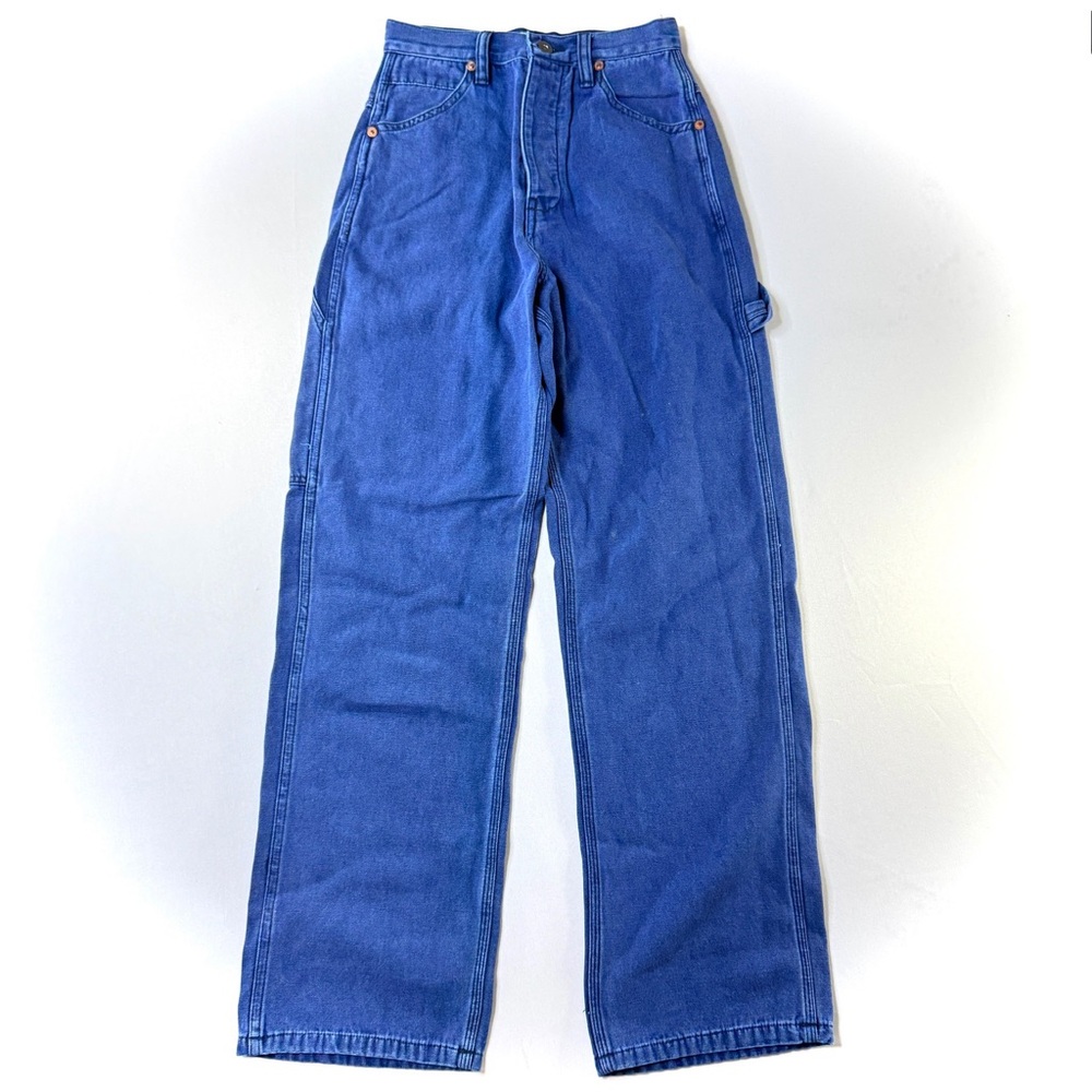 Cone denim button fly high waist wide leg jeans/ 23x29